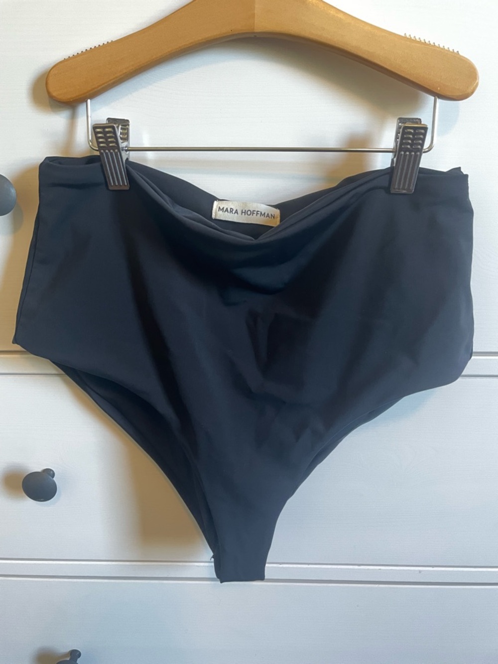 Mara Hoffman high rise black swim
Bottom